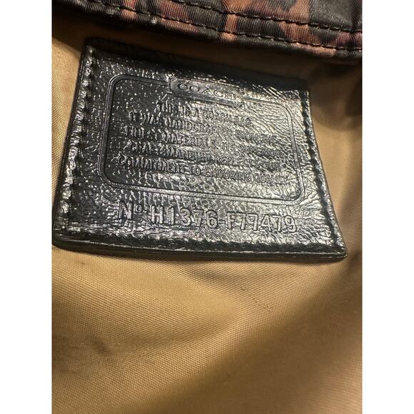 Coach Purple Ocelot Crossbody Purse Women’s - Picture 5 of 12